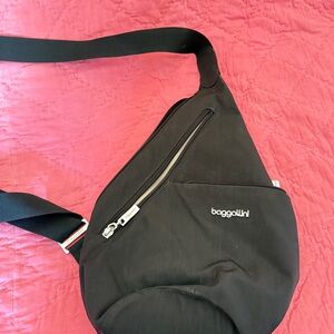Baggalini Black Crossbody Sling Bag